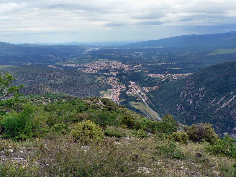 Prades et plaine de Roussillon