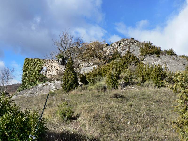 Ruines du châteaude  Montferrer